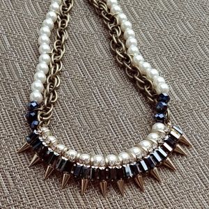 Spiked Stunning 18" Statement Necklace